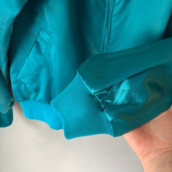 Vintage 1992 HOT AUGUST NIGHTS Men's XXL Blue Bomber Jacket Reno Classic Cars - Picture 10 of 11